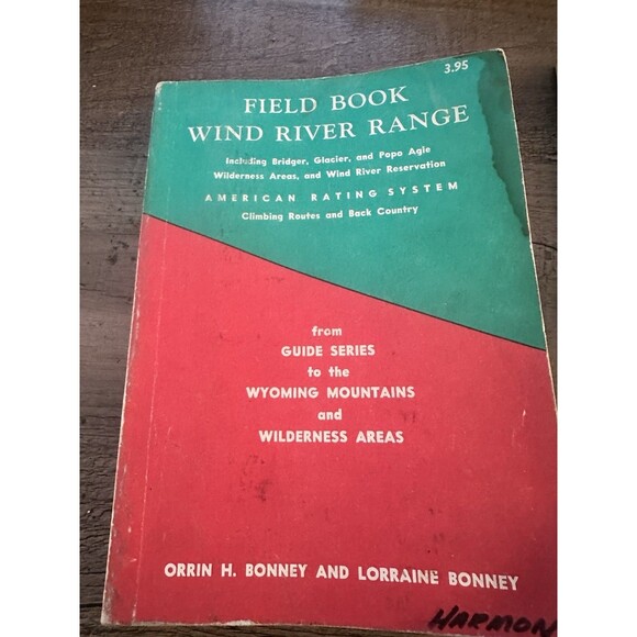 Vintage Wyoming Bonney Guides Grand Teton, Field Book Wind River Range + 1 More - Picture 3 of 7